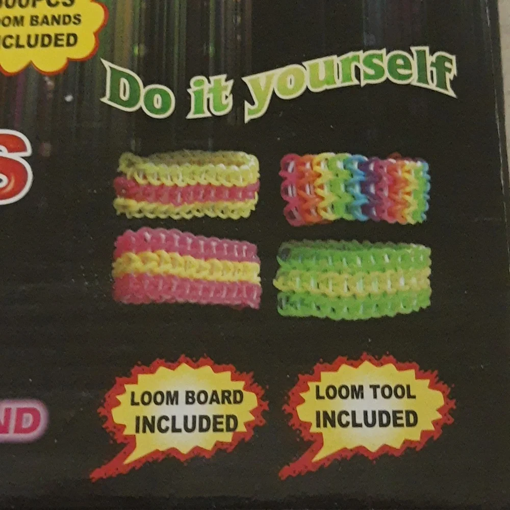 Loom Bands Colorful Bands Rubber Bands Accessories Kit OPEN BOX COMPLETE